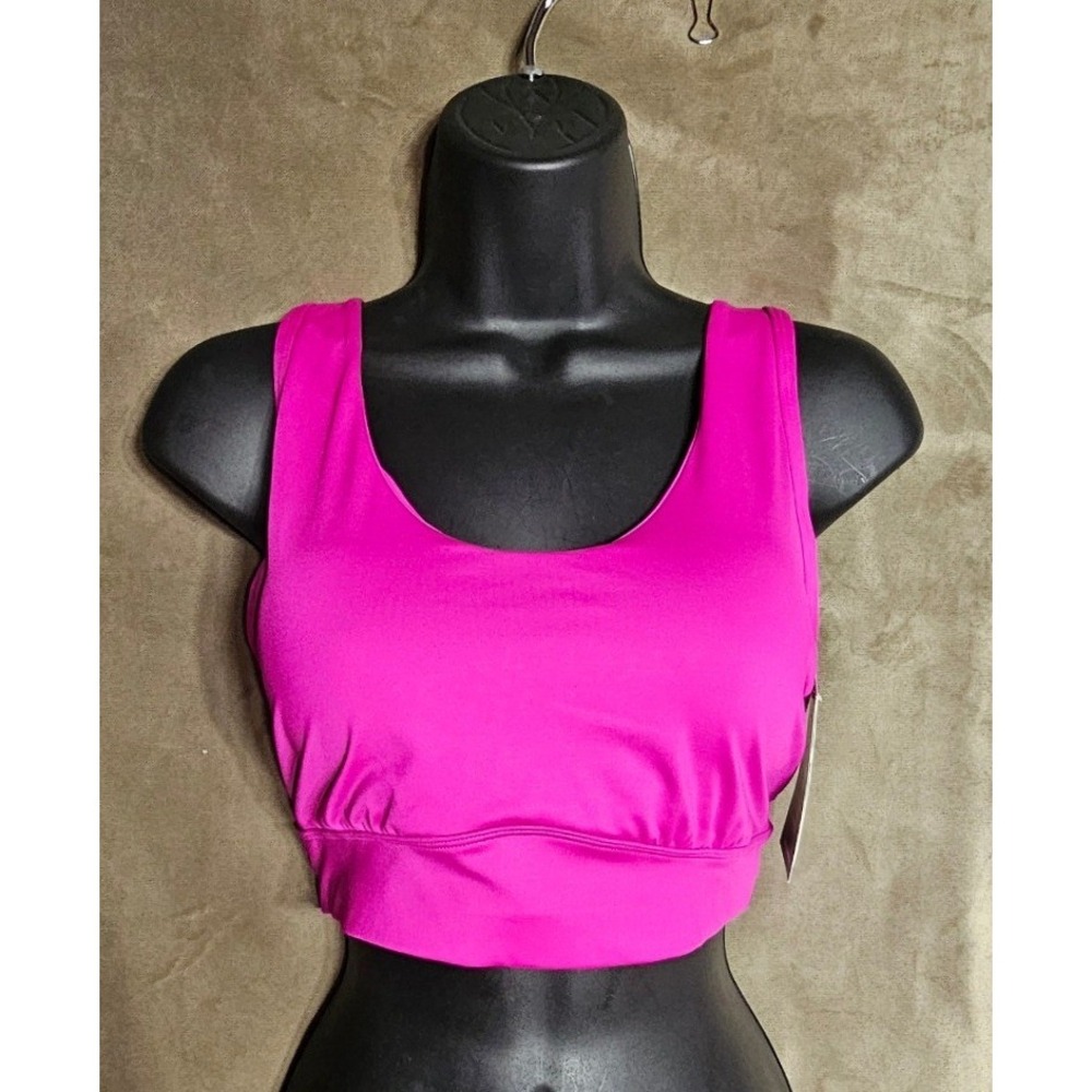 Avia‎ Twisted Back Sports Bra Womens XL Purple Low Support Yoga Gym RW76L865 NEW
